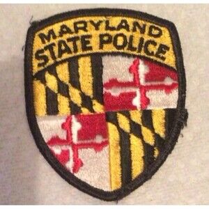 MARYLAND STATE POLICE Shoulder Patch Law Enforcement Trooper Collectible